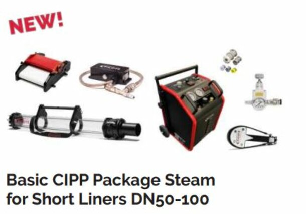 Basic CIPP Package Steam for Short Liners DN50-100