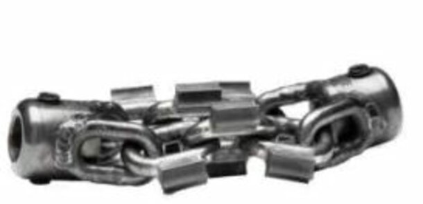 DN70, 6mm two chains without carbide (PVC model)