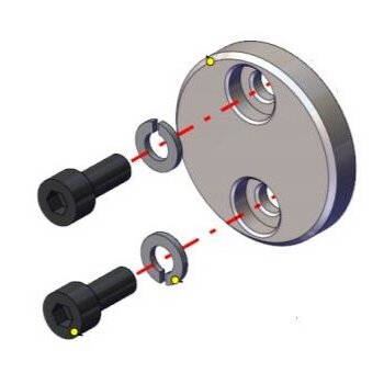 Hub Disc for Smart Sweeper DN70-75